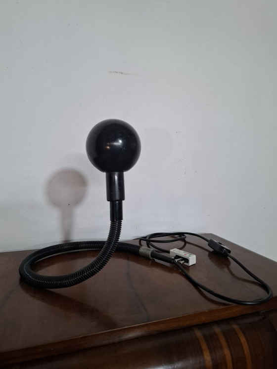 Table Lamp Valenti Hebi Grossa Isao Hosoe.1969, Lampade da tavolo, Metallo, Plastica, Nero (foto 9 di 12)