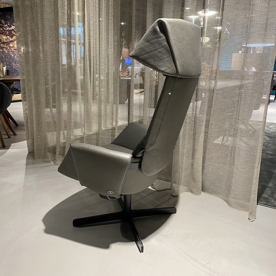 Image 1 of de Sede DS-343 recliner armchair with ottoman