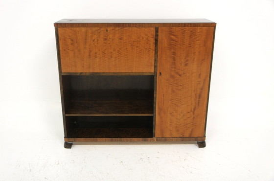 Secrétaire Scandinave en Bouleau, Suède, 1940, Bureaux, Scandinavian (photo 5 sur 8)
