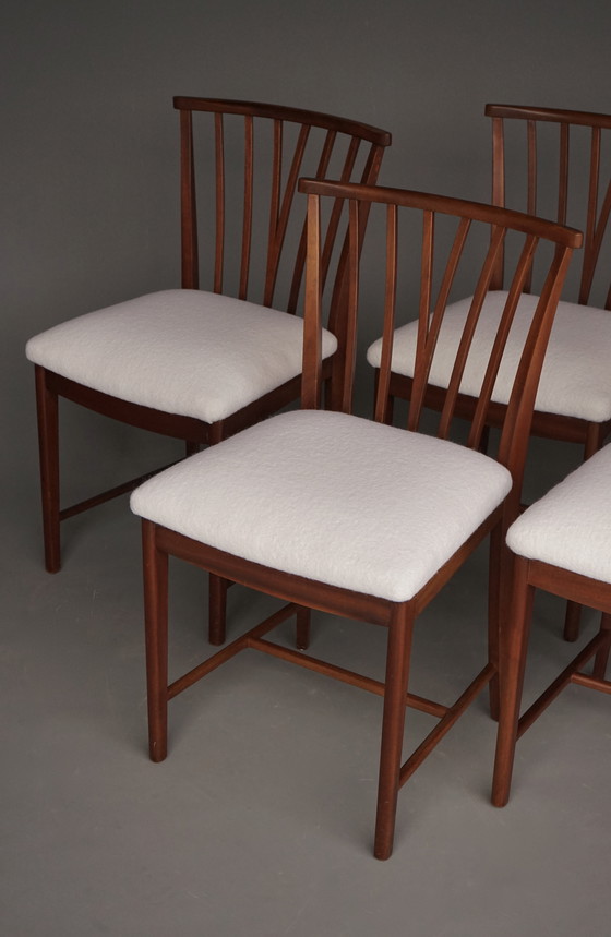 Image 1 of Dining Chairs by Elmar Berkovich for Zijlstra, 1950s. Set of 4