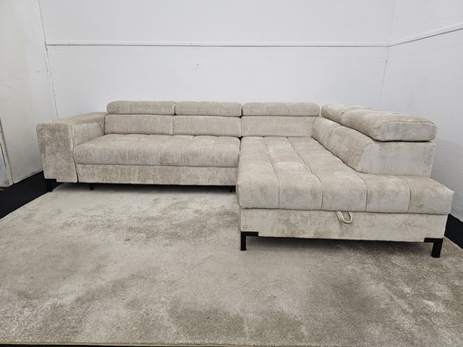 New - Corner/Sofa Bed + Storage Space