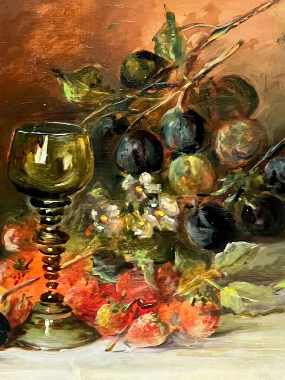 Jules Félix RAGOT ( ) “Still life with fruit”. – Paintings & Drawings, Canvas (photo 4 of 9)