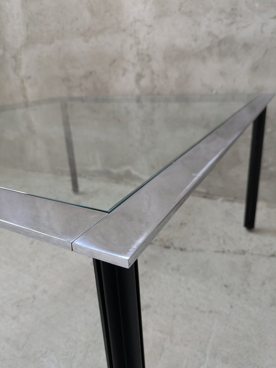 Image 1 of Azucena - Luigi Caccia Dominioni - Tavolo - Bande cromate T10 - Cristallo