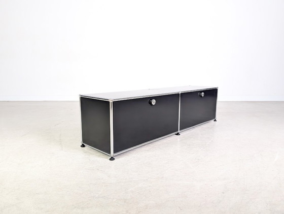 Image 1 of Credenza originale USM Haller 1x2 Fritz Haller nera
