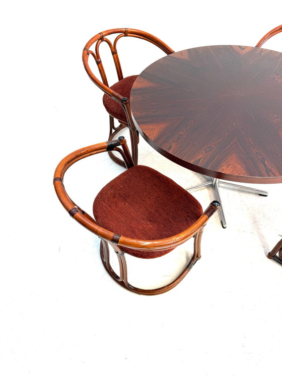Set da pranzo vintage, anni '60 – Cromo, Legno (photo 3 of 14)