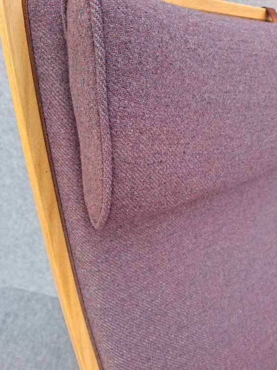 Finn Ostergaard  for Skipper, lounge chair – Stoelen / fauteuils, Leer, Textiel (photo 6 of 7)