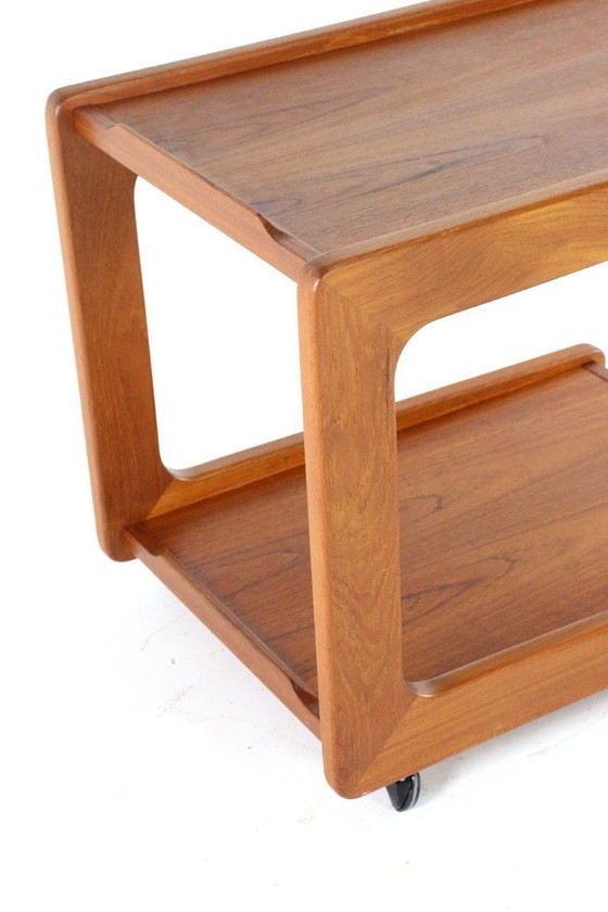Image 1 of Chariot vintage en teck de conception danoise