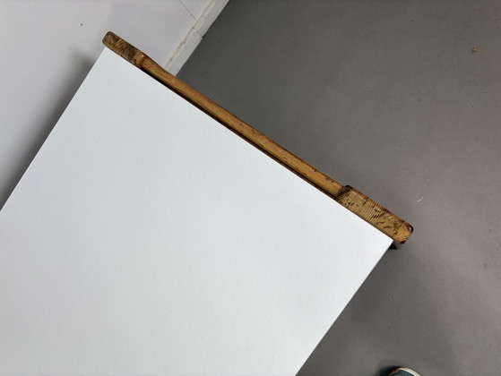 Image 1 of Vintage Coffeetable Pinewood with white melamine top. Design Yngve Ekström for Swedese.