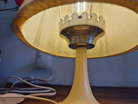 Lampada da tavolo vintage produttore tedesco Aro Leuchten – Lampade da tavolo, Tessile, Plastica (photo 6 of 6)