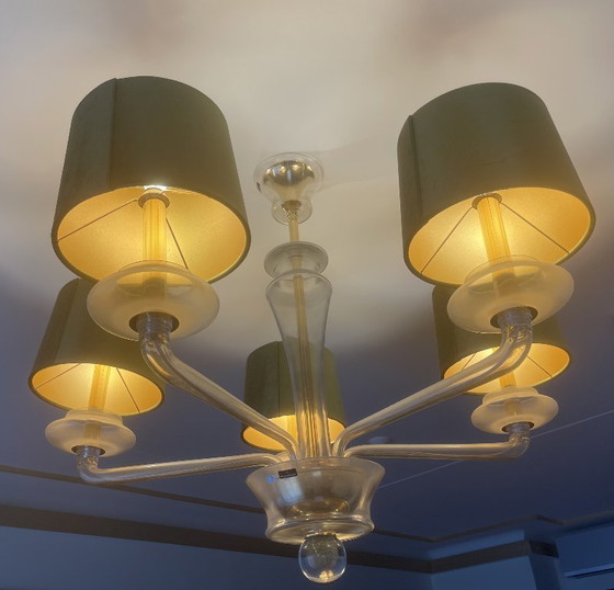 Image 1 of Lámpara de araña de cristal Barovier & Toso Saint Germain de 5 luces