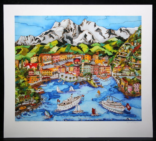 Pergola, Linnea - Lugano - Switzerland - Giclée - signed by hand - NEW