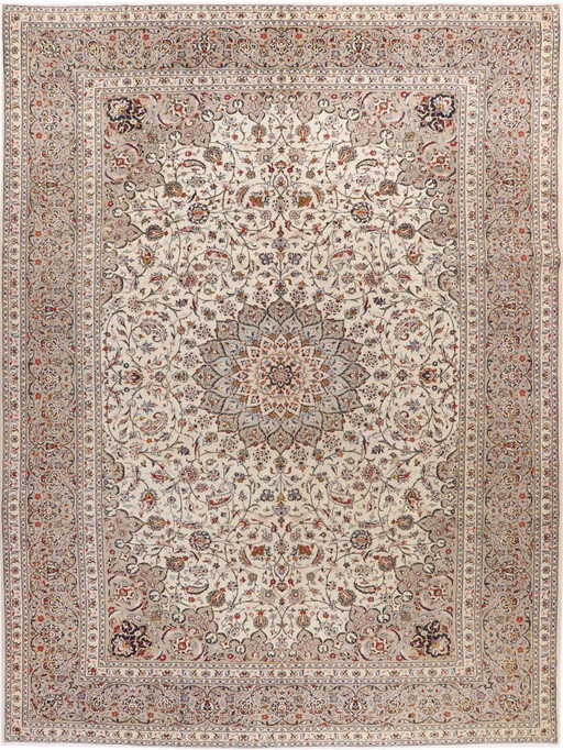 Perzisch tapijt Kashan 4.02 x 3.00 Oosters tapijt fijn nr. 24637