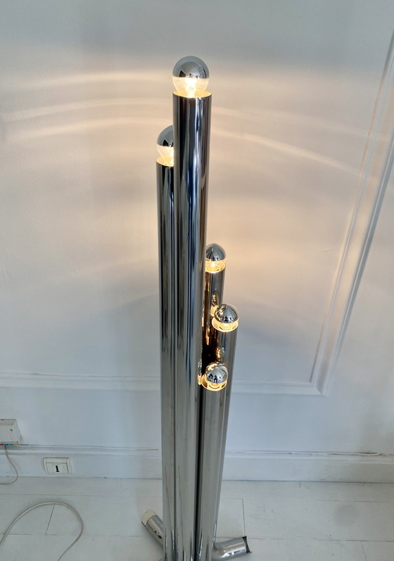 Image 1 of Lampadaire Luci tubulaire en métal P448 