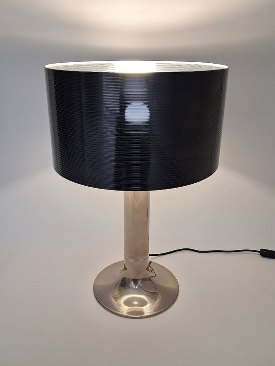 Vintage design Table lamp, nickel-plated – Plastic, Metal (photo 7 of 14)