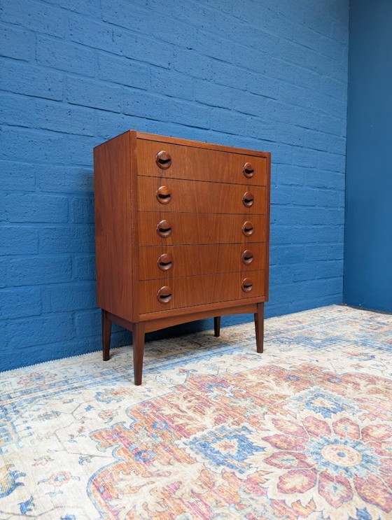 Image 1 of Vintage small chest of drawers, Danish design, 1960s