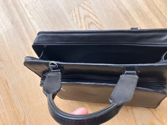 Sac de travail en cuir noir pour femme (Plevier) – Sacoches pour ordinateur, Leather (photo 3 of 8)