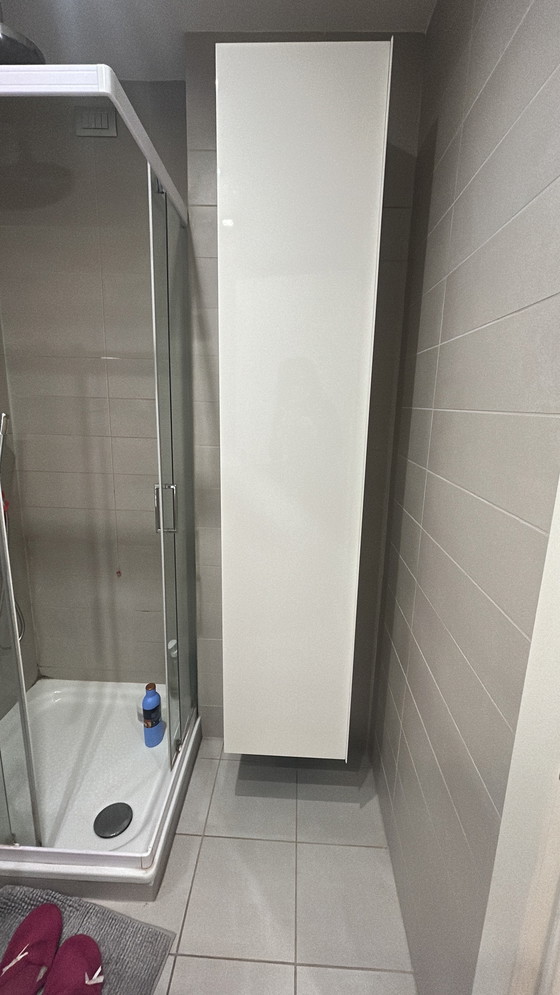 Image 1 of ENHET 61 € Mobil alto con 4 ripiani, weiß, 30×30×180 cm