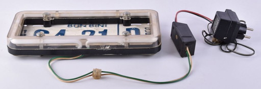 Jan Henderikse (1937) Assembly License Plate "Bon Bini" Ges Ged Verso