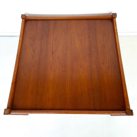 Vintage square Danish design teak Coffee table 60s/70s – Wood (photo 6 of 9)