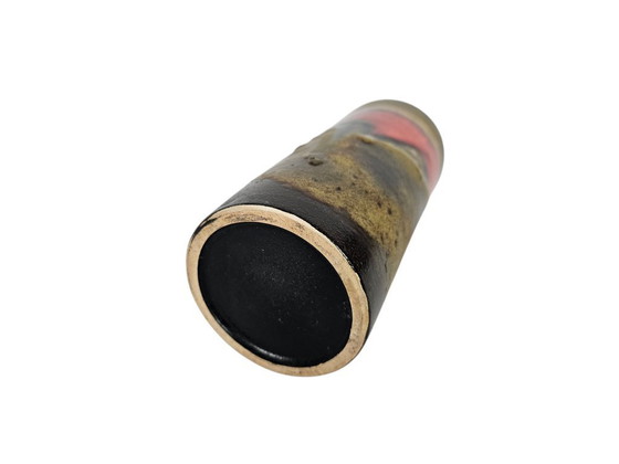 Image 1 of Lava grassa: vaso cilindrico - Germania Ovest - anni '70