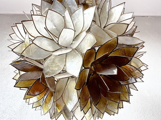 Image 1 of Vintage capiz hanglamp