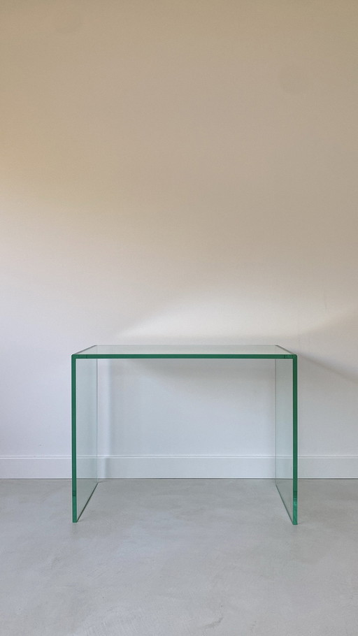 Vintage Glass Coffee Table / Side Table of Heavy Quality