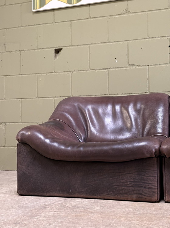 De Sede model DS-46 black-brown neck leather 6-piece – Couches (photo 8 of 15)