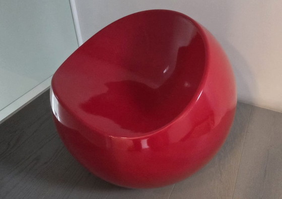 Image 1 of Ballstuhl ROT - Finn Stone - perfekter Zustand