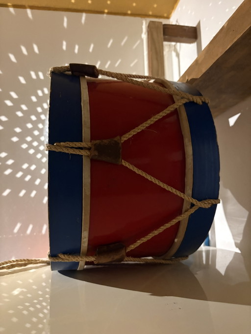 Tambour vintage – decoratieve objecten, Leather, Wood (photo 2 of 5)
