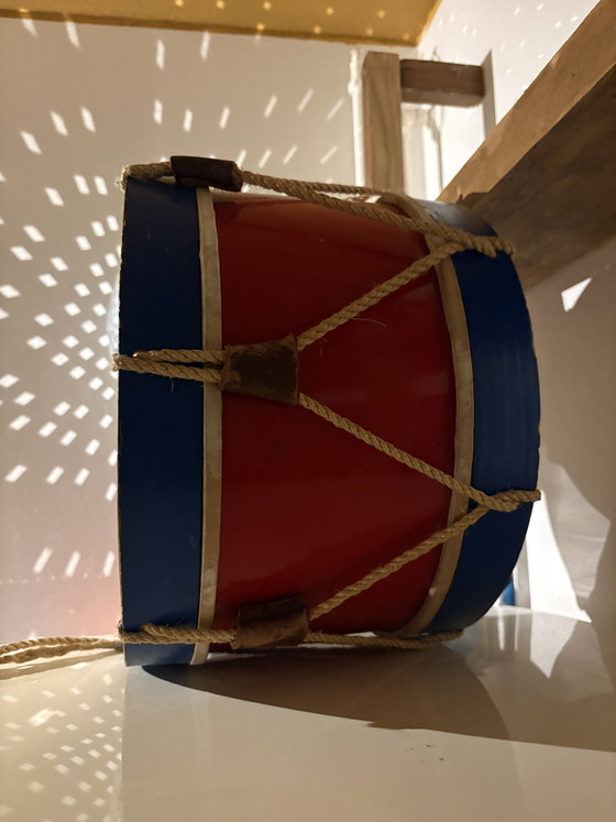 Tambour vintage – Objets déco, Leather, Wood (photo 2 of 5)