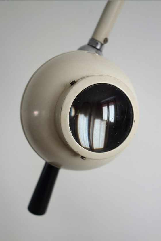 Lampada da terra da dentista vintage, Germania anni '60, Soux, Lampade da terra, Metallo, Plastica, Crema (foto 13 di 15)