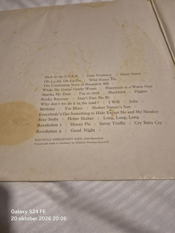 Beatles White Album, The Beatles, Oggetti decorativi, Carta, Plastica, Nero (foto 5 di 12)