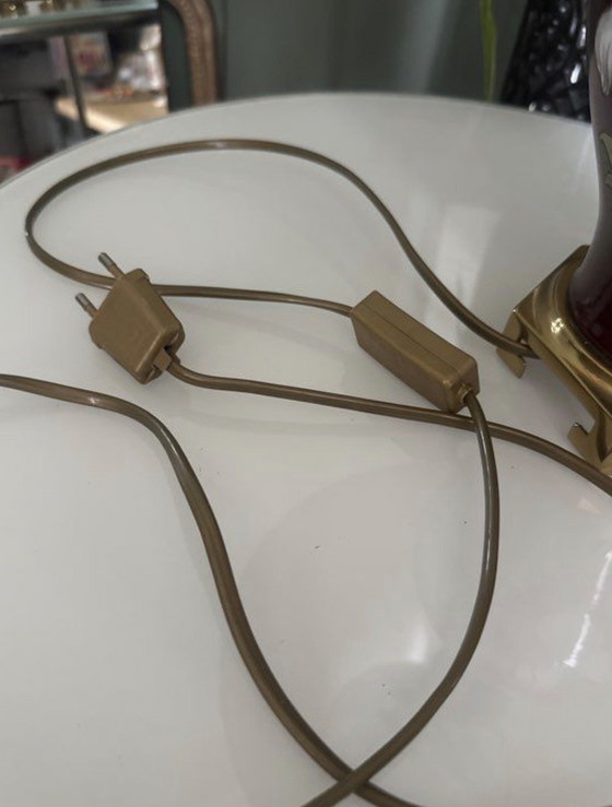 Lampe vintage en céramique et laiton – Ceramic (photo 5 of 5)