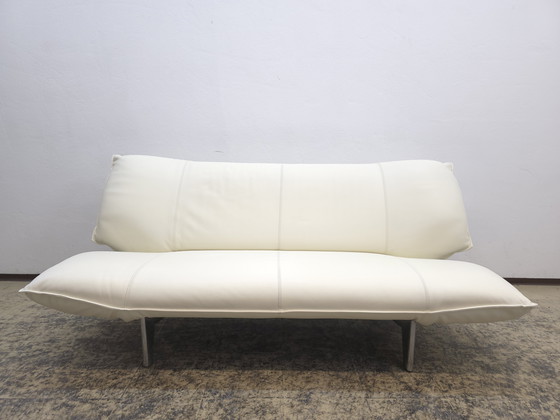 Image 1 of Leolux Tango sofá de diseño de dos plazas blanco crema sofá de cuero Top