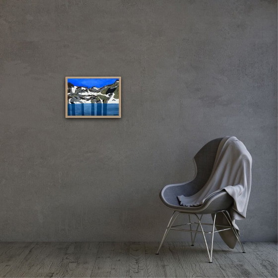 Image 1 of Gouache op 250g natuurpapier. Formaat 40x30cm.