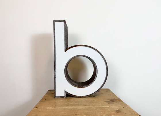 Image 1 of Vintage Illuminated Advertising Letter B , 1960s