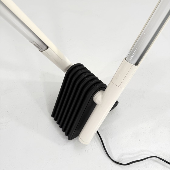 Image 1 of Lámpara de pie Sistema Flu blanca de Rodolfo Bonetto para Luci Italia, años 80