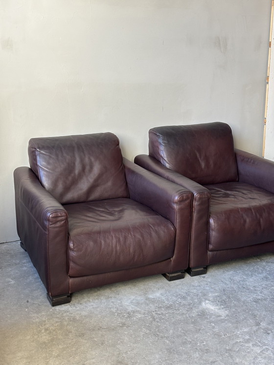 Image 1 of Natuzzi Ledersessel – Italienisches Design und hoher Komfort