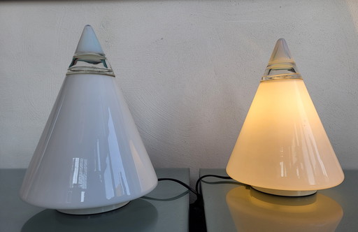 2x Lampe de table 'Rio' | Giusto Toso | Leucos Italy 1977