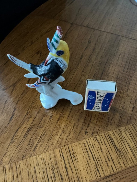 Image 1 of Petit Oiseau KAREL-ENS PORCELAINE, UNIQUE et RARE