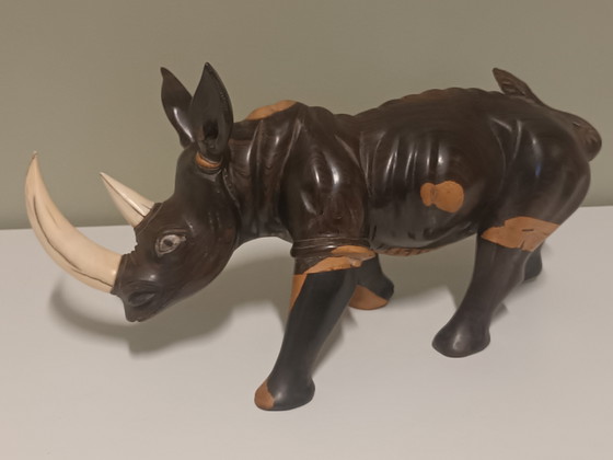 Ebbenhouten Neushoorn – Decoratieve objecten, Wood (photo 4 of 13)