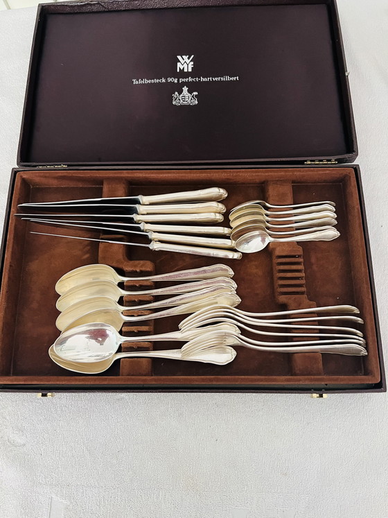 Image 1 of Couverts WMF 90g plaqués argent massif.