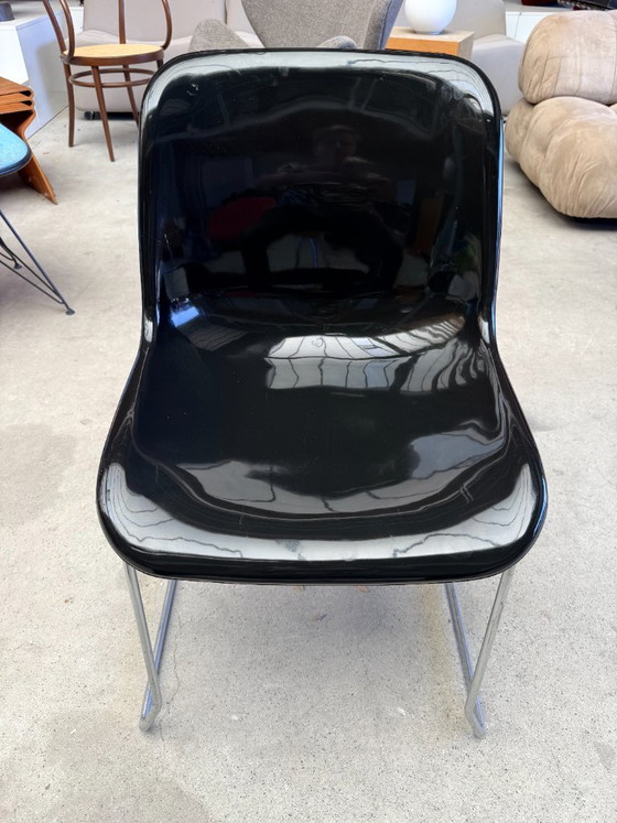 Houtoku / Artifort Spirit Chair von Hajime Oonishi (Lagerbestand: 20) – Esszimmerstühle, Metal, Plastic (photo 10 of 15)