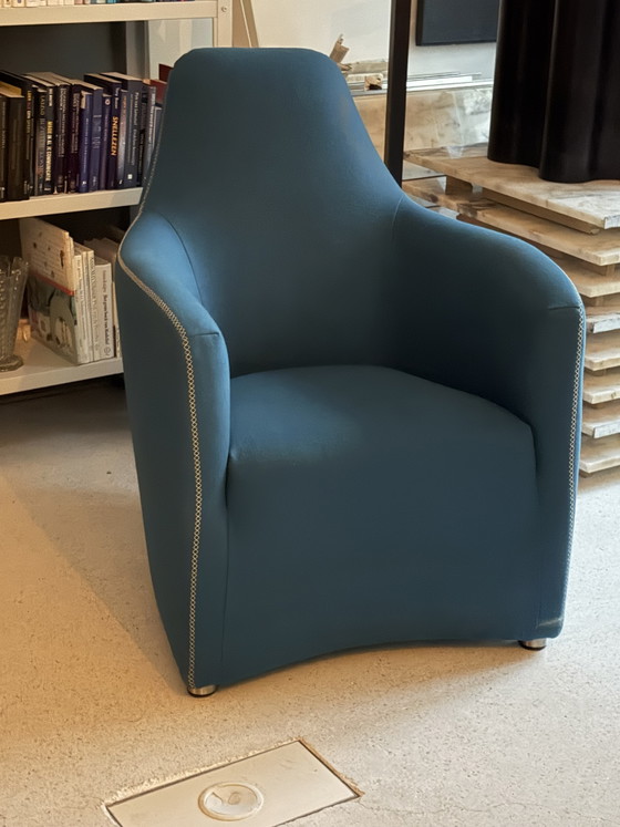 Bert Plantagie Lounge Z Fauteuil Blauw Wol – Wool (photo 14 of 15)