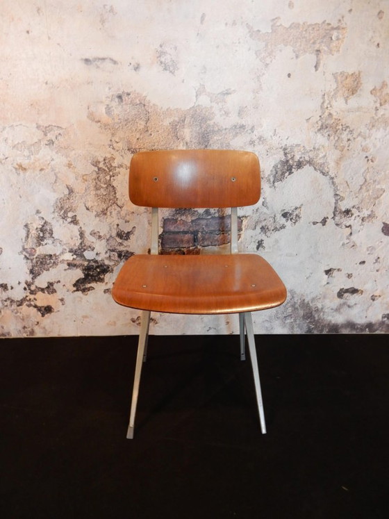 8 X Sillas, Friso Kramer y Wim Rietveld – Sillas de comedor, Metal, Wood (photo 3 of 5)