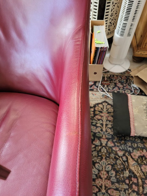 Montis Loge Poltrona – Pelle Rosso Bordeaux – Gerard Van Den Berg – Poltrone, Leather, Metal (photo 13 of 13)
