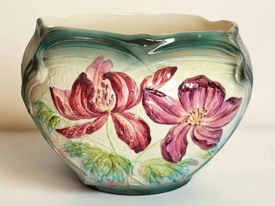 Maceta de loza Longchamp / Art Nouveau – Porcelain (photo 2 of 12)