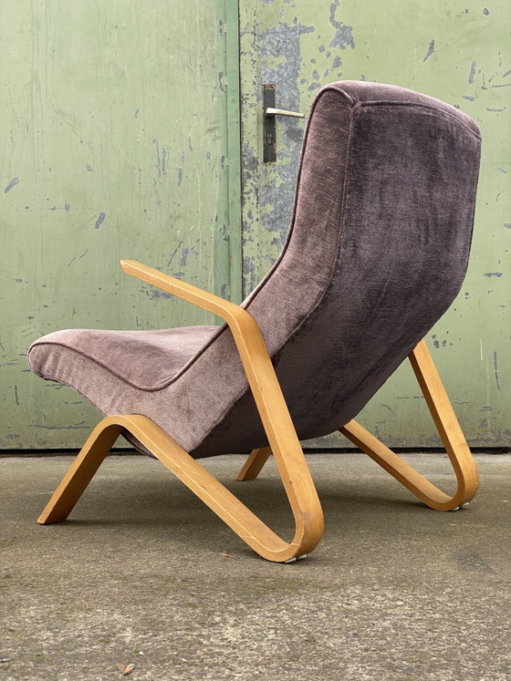 Image 1 of E. SAARINEN | Chaise sauterelle violette de Knoll International