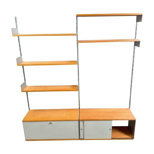 Original Dieter Rams wall shelf 606 Vitsoe wood design Bauhaus
