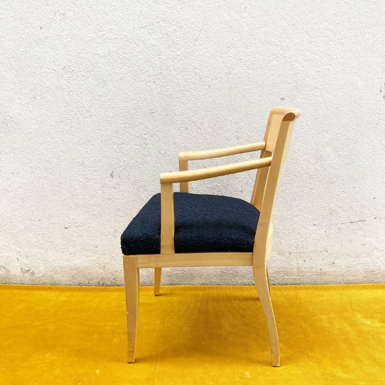 Image 1 of Philippe Hurel St James armchair - sycamore & black curl